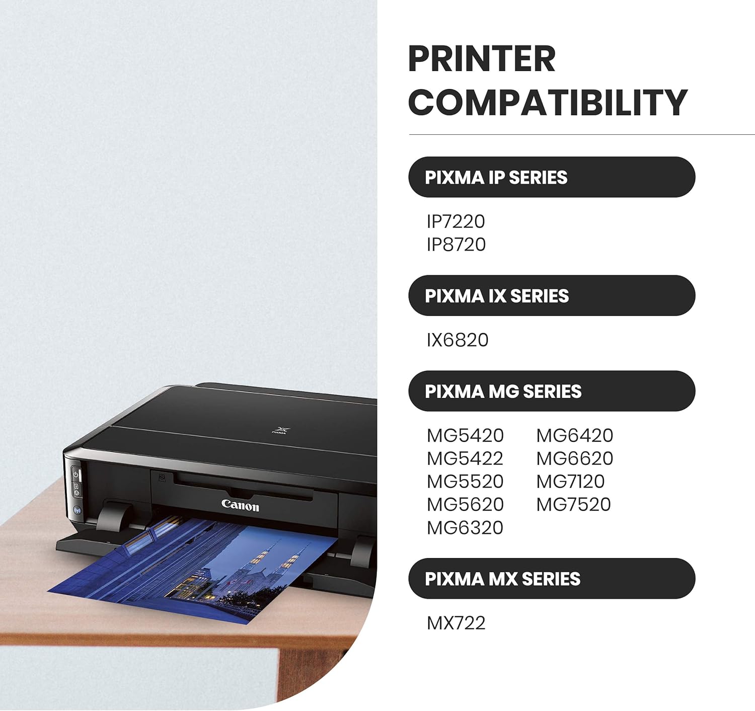 YoYoink Compatible Ink Cartridge Replacement for Canon PGI-250XL CLI-251XL (4Bk, 4 Photo Bk, 4C, 4M, 4Y; 20 Pack) Use with MX922 ix6820 MX920 MG5522 MG 5720 MG5420 MG5520