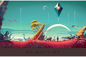 Mesmerizing No Man's Sky Poster: Adorn Your Space with Cosmic Wonder