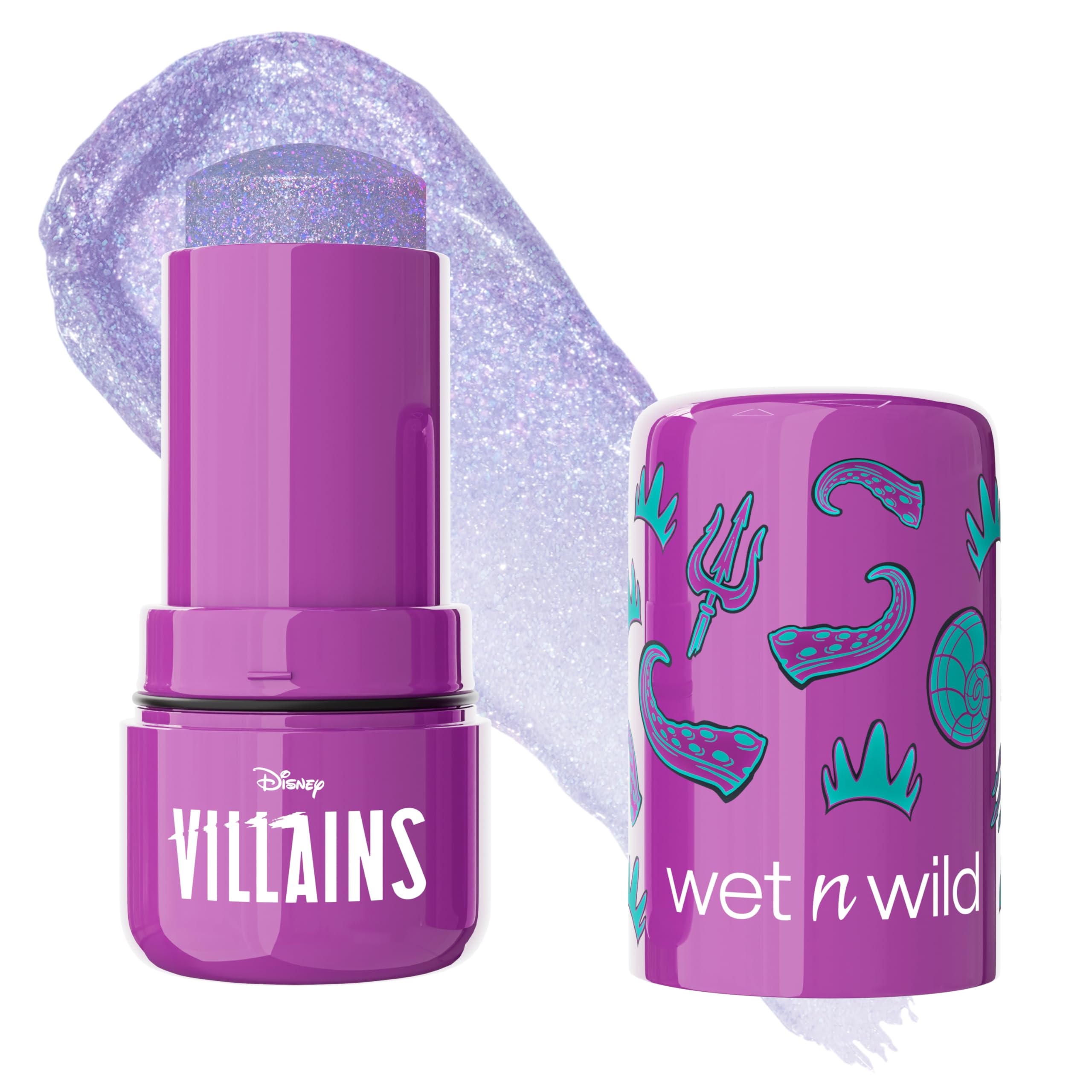 Wet n Wild x Disney Villains Bad Rep Jelly Highlighter – Rozświetlacz w Żelu do Twarzy i Ciała, Mokry Blask, Mistress