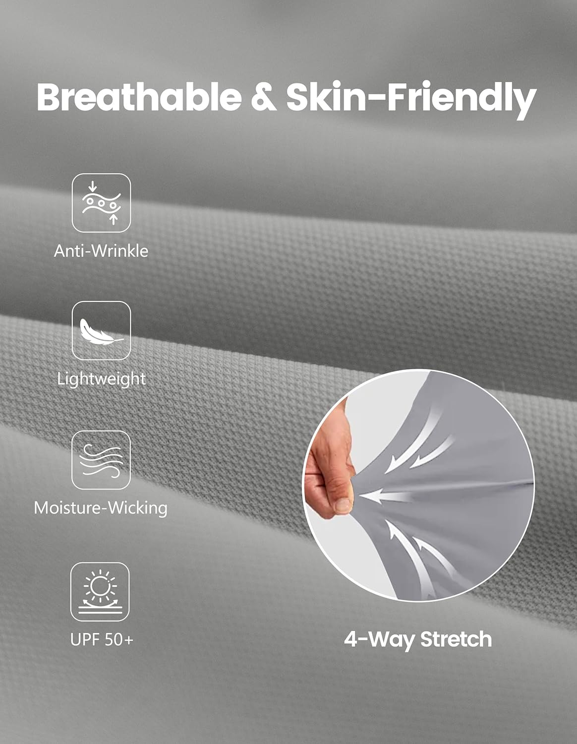 BLUE CHILL Mens Golf Pants Lightweight Stretch Dress Pants Quick Dry Casual Work Trousers with Pockets - Image 5