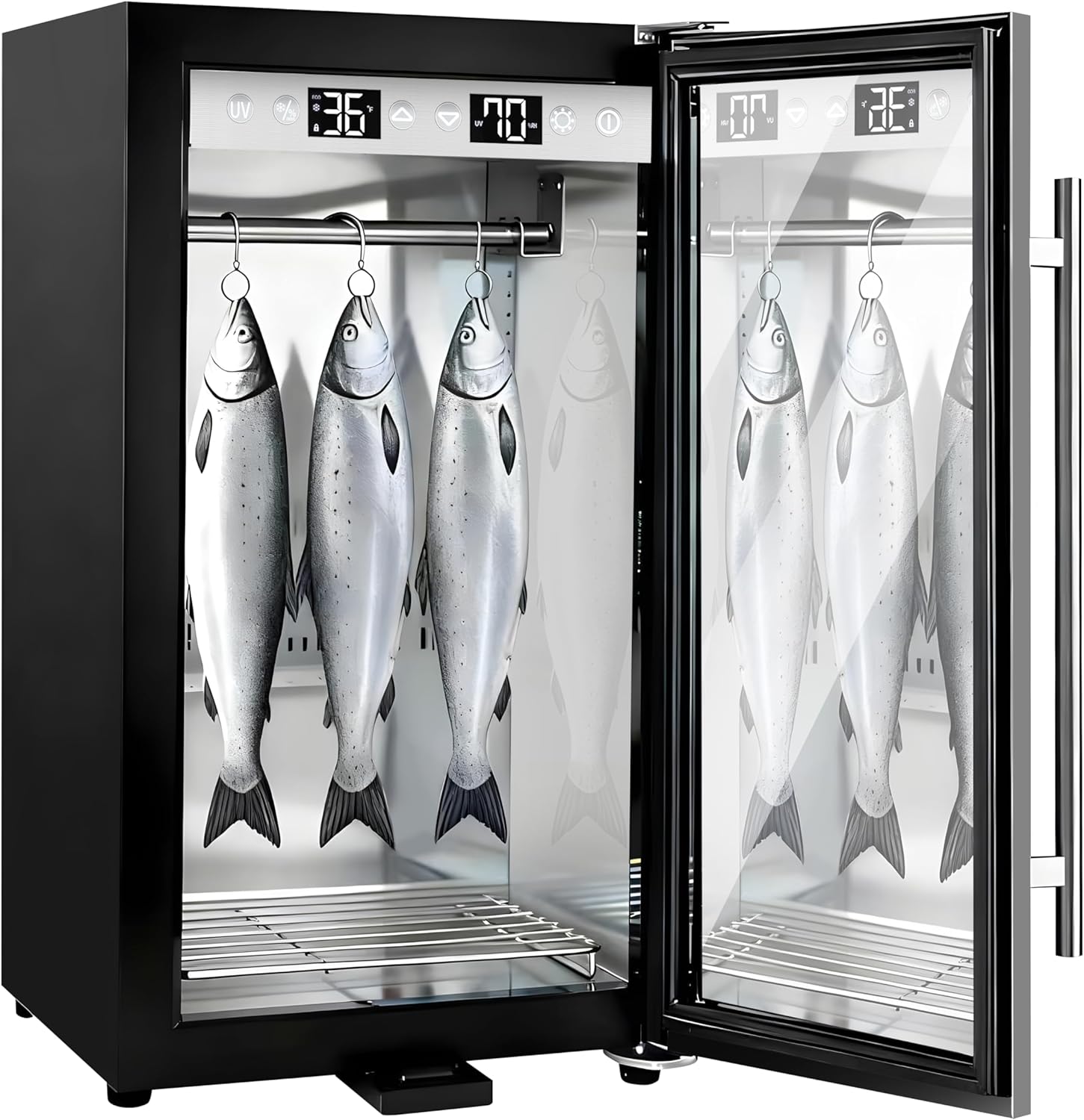 Cobalance Dry Aging Meat Freezer Small Smart Dry Aging Cabinet for Premium Fish 33lbs Capacity, No Water Tank Technology. Perfect for Ocean-to-Table Results in 7–30 Days.