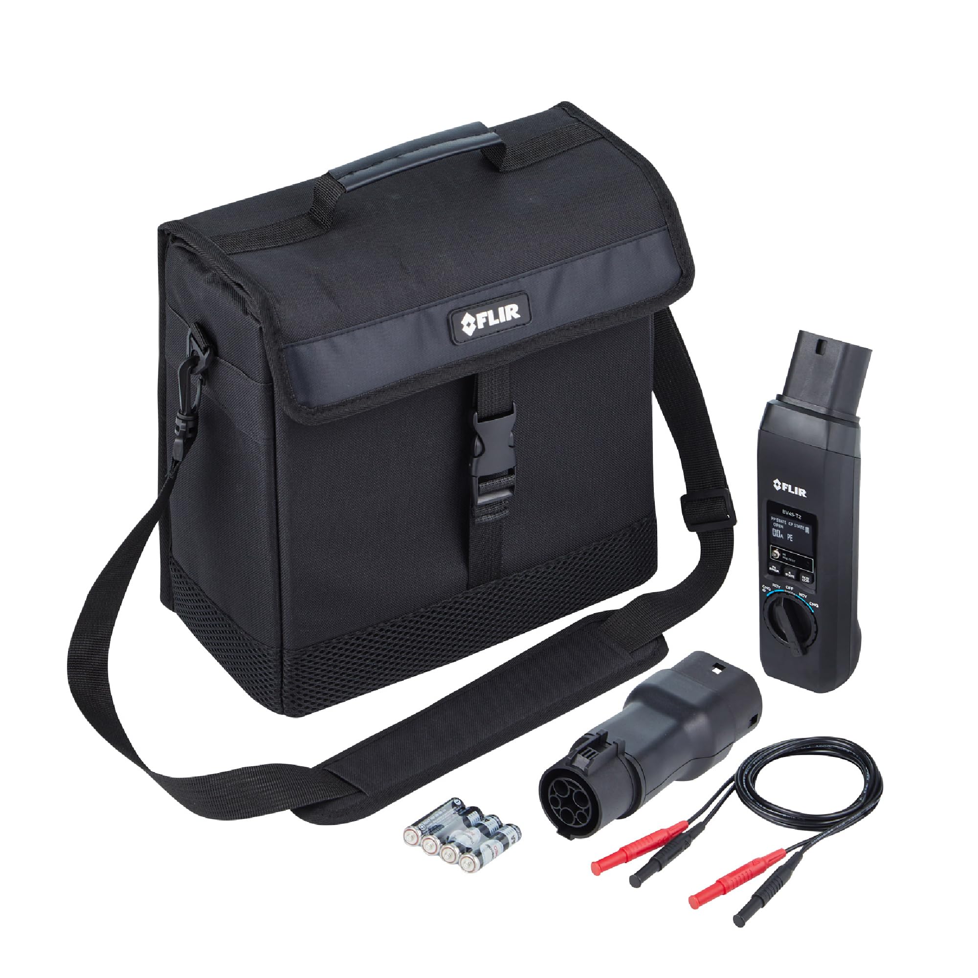 FLIR EV45-​T2, adaptador de prueba para cargador de vehículos eléctricos con enchufe tipo 2 y convertidor tipo 1