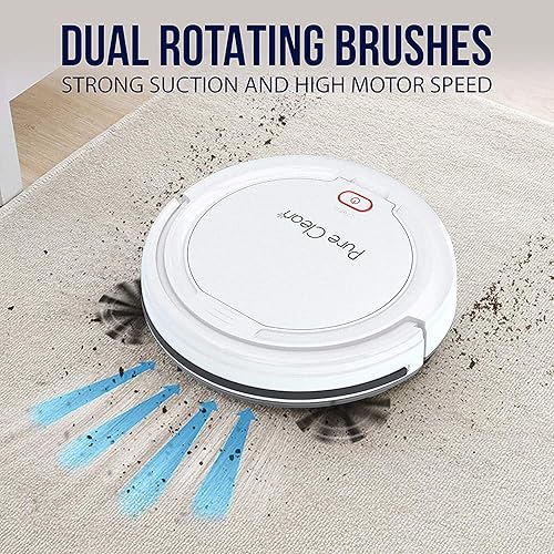 Miniatura 4 de Robot aspirador automático inteligente  Aspiradora eléctrica recargable delgada con navegación autoprogramada, sensores anticaídas  alfombra, madera