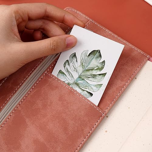 Vista 5 de Diario de bloqueo para mujeres y niñas, diario vintage con cerradura personal recargable, diario de bloqueo de cuero, cuaderno de escritura B6