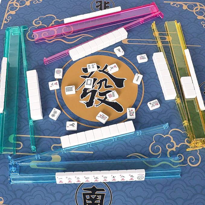 Juego de Mahjong Americano ZGME 166 Fichas Blancas miniatura 6