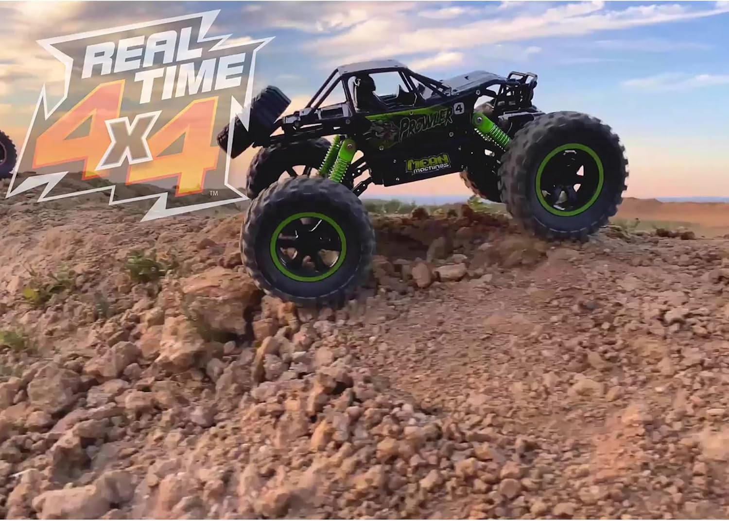 NKOK Mean Machines 4x4 Off-Road Rock Crawler 2.4GHz 1/14 Scale RC (RTR) Prowler, Multi