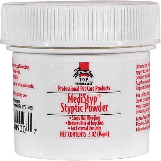 Top Performance MediStyp Pet Styptic Powder with Benzocaine