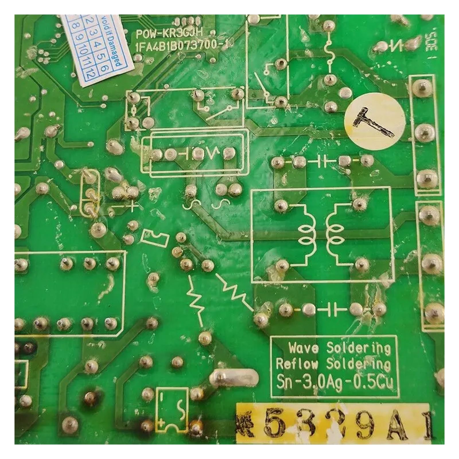 Płyta główna klimatyzatora kompatybilna z SANYO POW-KR3GJH 1FA4B1B073700-1, części klimatyzatora
