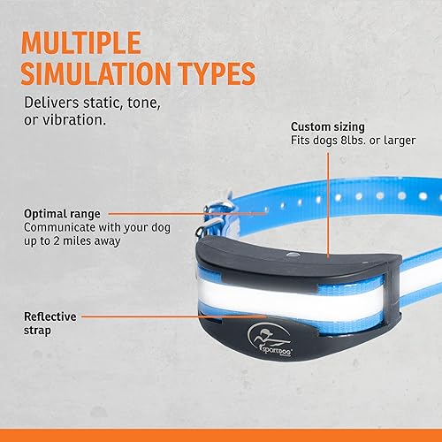 Miniatura 4 de SportDOG HoundHunter 3225 Add-A-Collar para perro, sumergible, impermeable y recargable de larga duración, entrenador remoto ajustable con múltiples