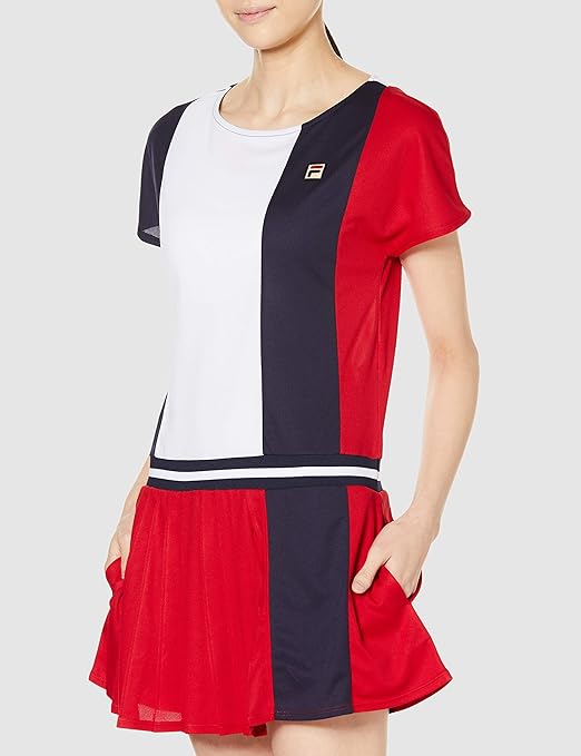 わけあり並の激安価格 Fila フィラ ワンピース Vl2279 19 テニス ウェア 最先端 Baanorachon Com