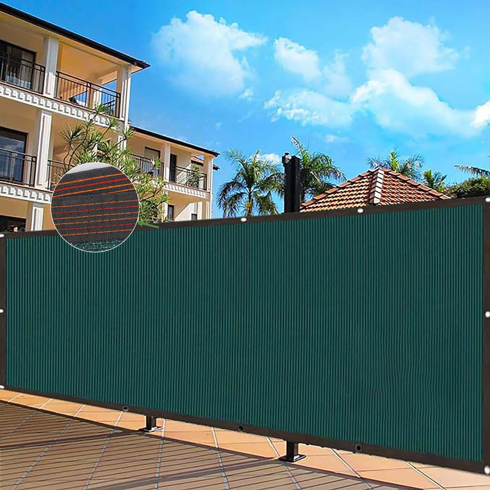 Red de sombra verde de 3 x 4 m, 90 % de protección UV, impermeable y transpirable para invernaderos, jardines, pérgolas y garajes al aire libre