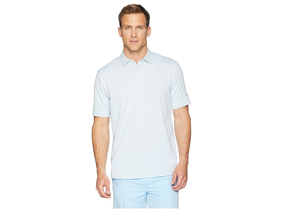 

Callaway Refined 3-Color Stripe Polo (Bright White) Men's Clothing