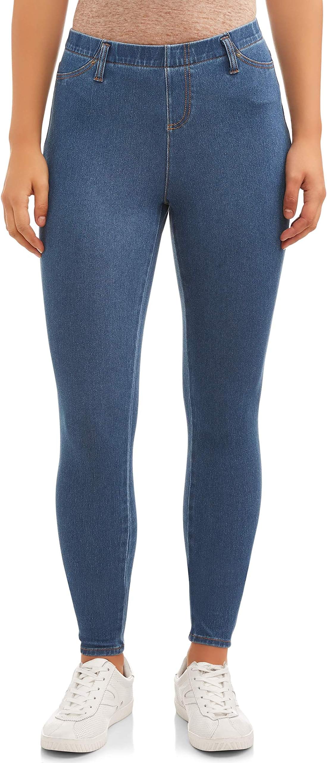 Time and TruMedium Denim Fitted Jegging