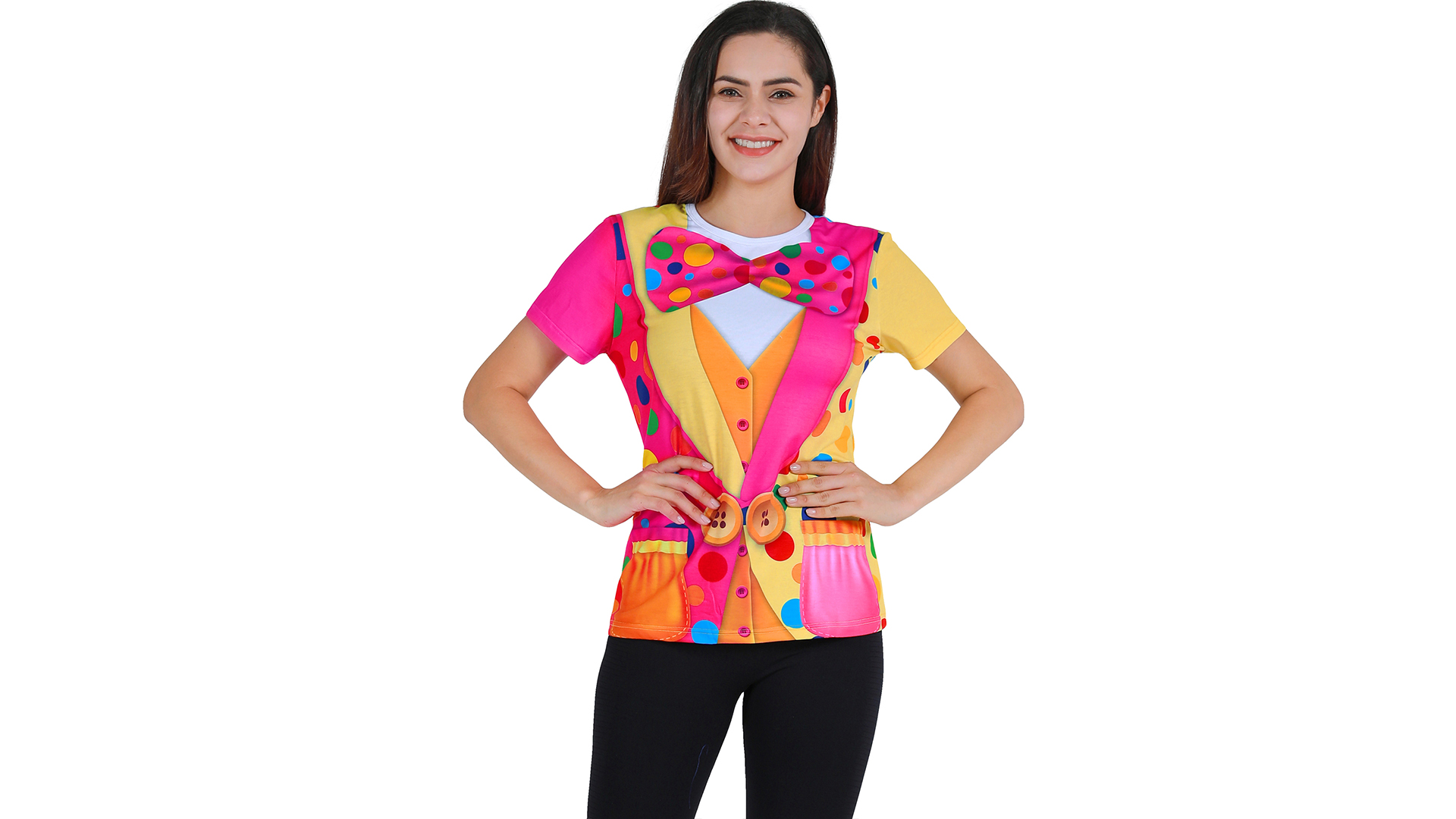 Amazon.com: Funny World Women's Clown Costume T-Shirts, Small