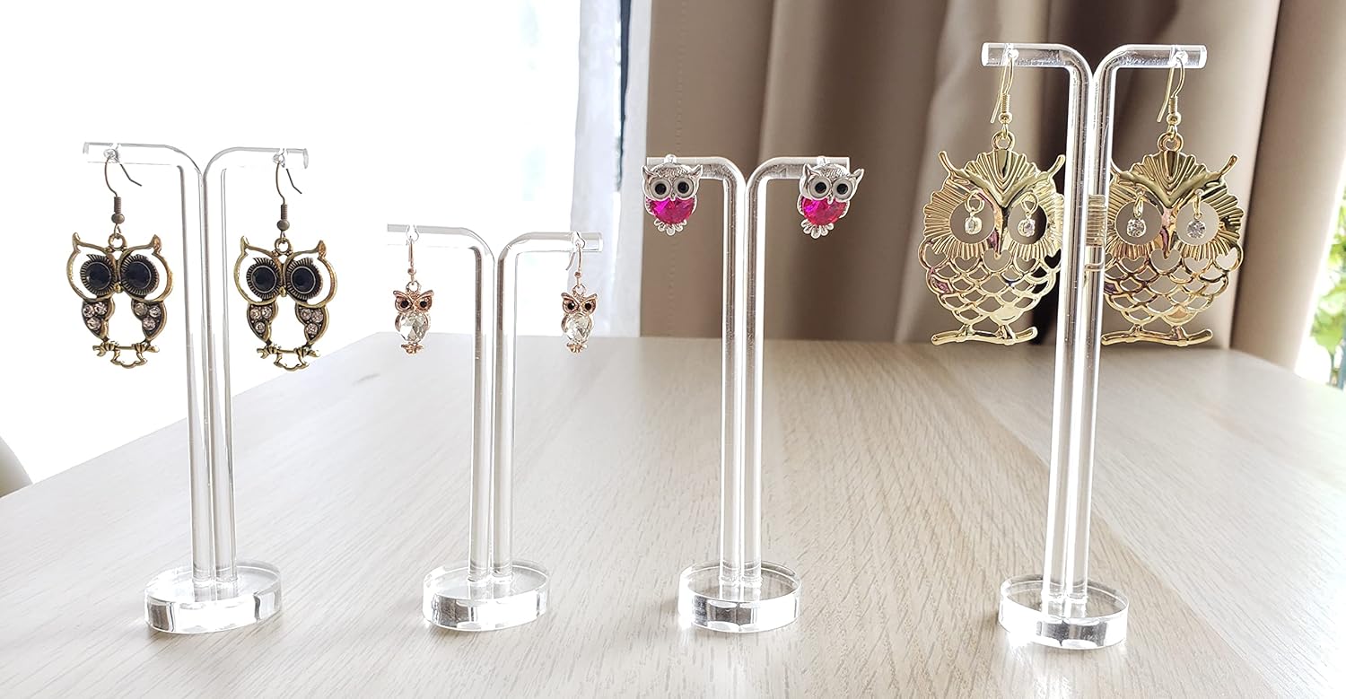 Owl Bird For Womens Stud Dangle Animal Cute Pretty Jewelry Earrings 4 Pairs Set Pack Deal - Image 7