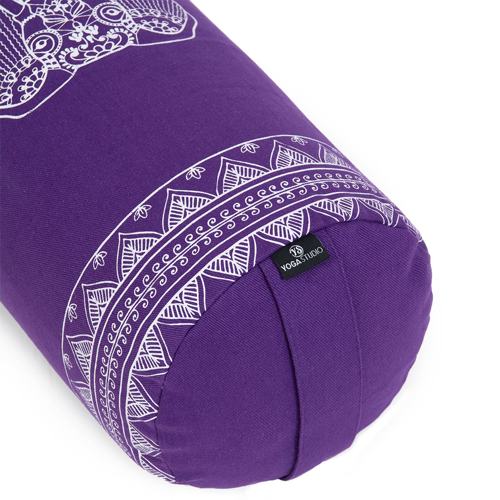 Yoga Studio Organic Grano saraceno Progettato Bolsters - Nature Collection (Uva viola - Elefante azteco)