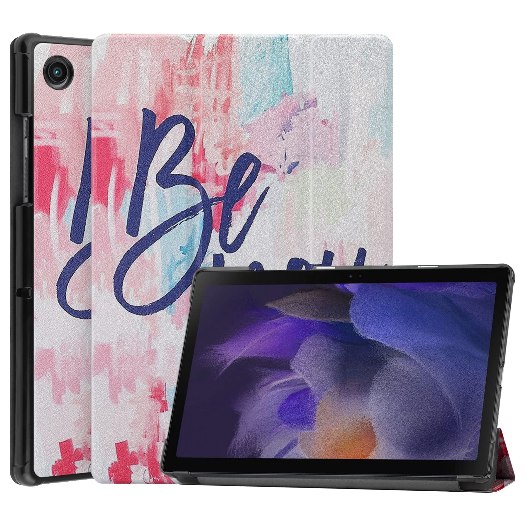 SwooK Cover Case for Samsung Galaxy Tab A8 10.5 Inch 2022 Model SM-X200 X205 X207 Ultra Slim Lightweight Hard Back Flip Cover with Tri-Fold Stand Case (Be You, Galaxy Tab A8 10.5 inch) (B0B9YNDYST) Amazon Price History, Amazon Price Tracker