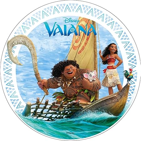 Disque Azyme Vaiana Mod Deco Gateau Enfant 21cm Amazon Fr High Tech