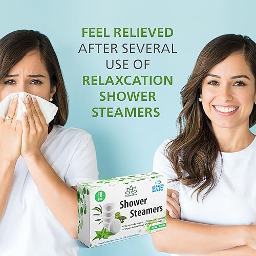 Miniatura 4 de Fabricado en Estados Unidos  18 vaporizadores de ducha comprimidos de vapor extra fuertes para alivio sinusal aromaterapia spa, bombas de ducha