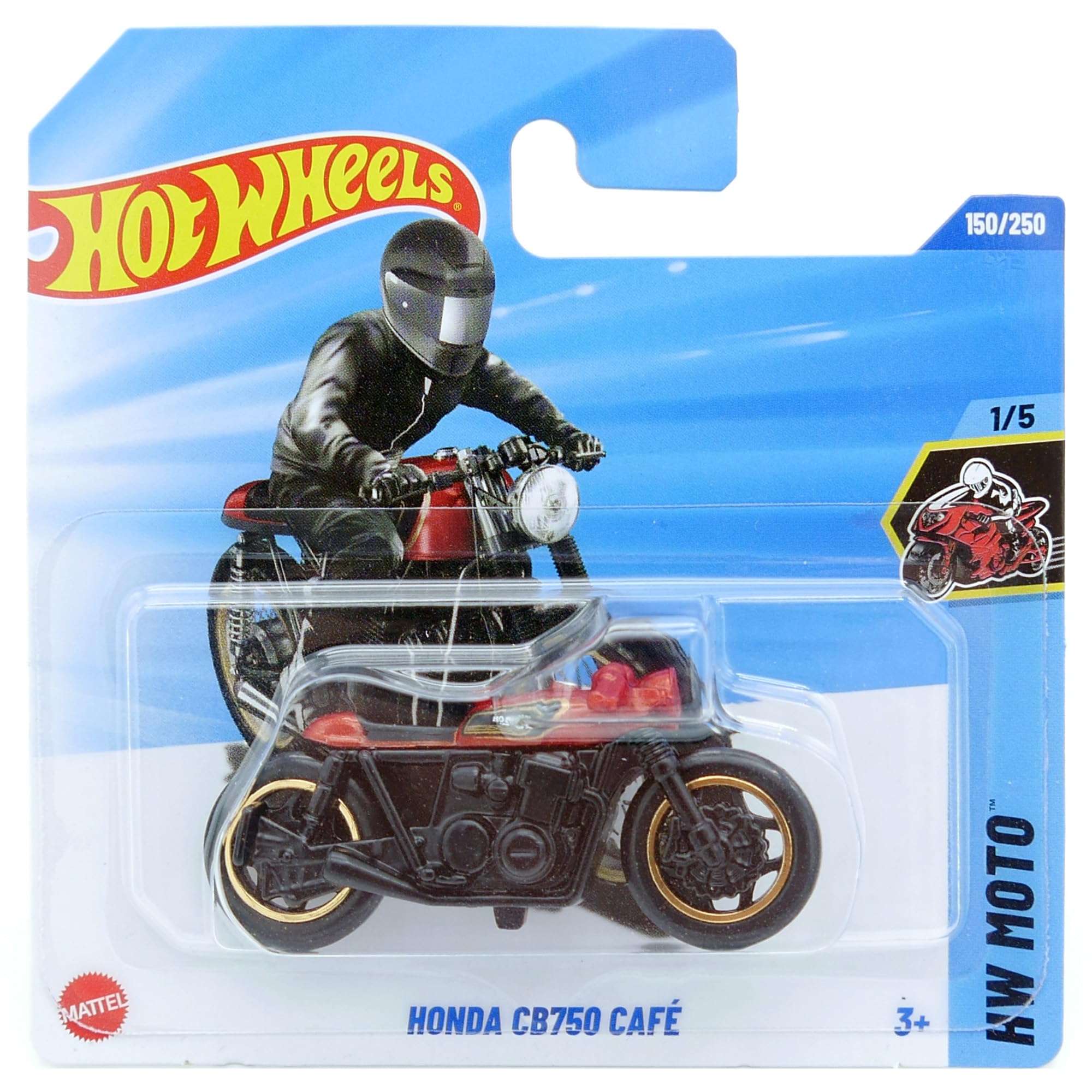Hot Wheels 1:64 Scale Play or Display Vehicle Car Collection Kids Gift 2025 Model Choose 1 Car (HYY85, 150/250 Honda CB750 Coffee)