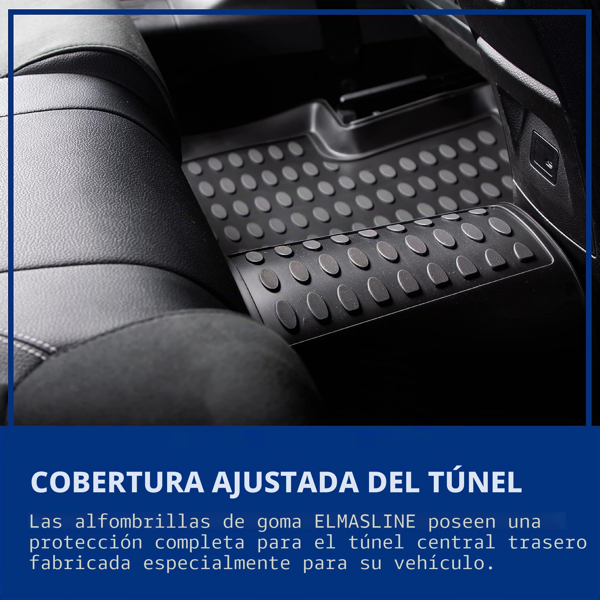 Elmasline Juego de alfombrillas de goma 3D de diseño para Nissan X-Trail (T32) año de fabricación a partir de 2014, borde extra alto de 5 cm