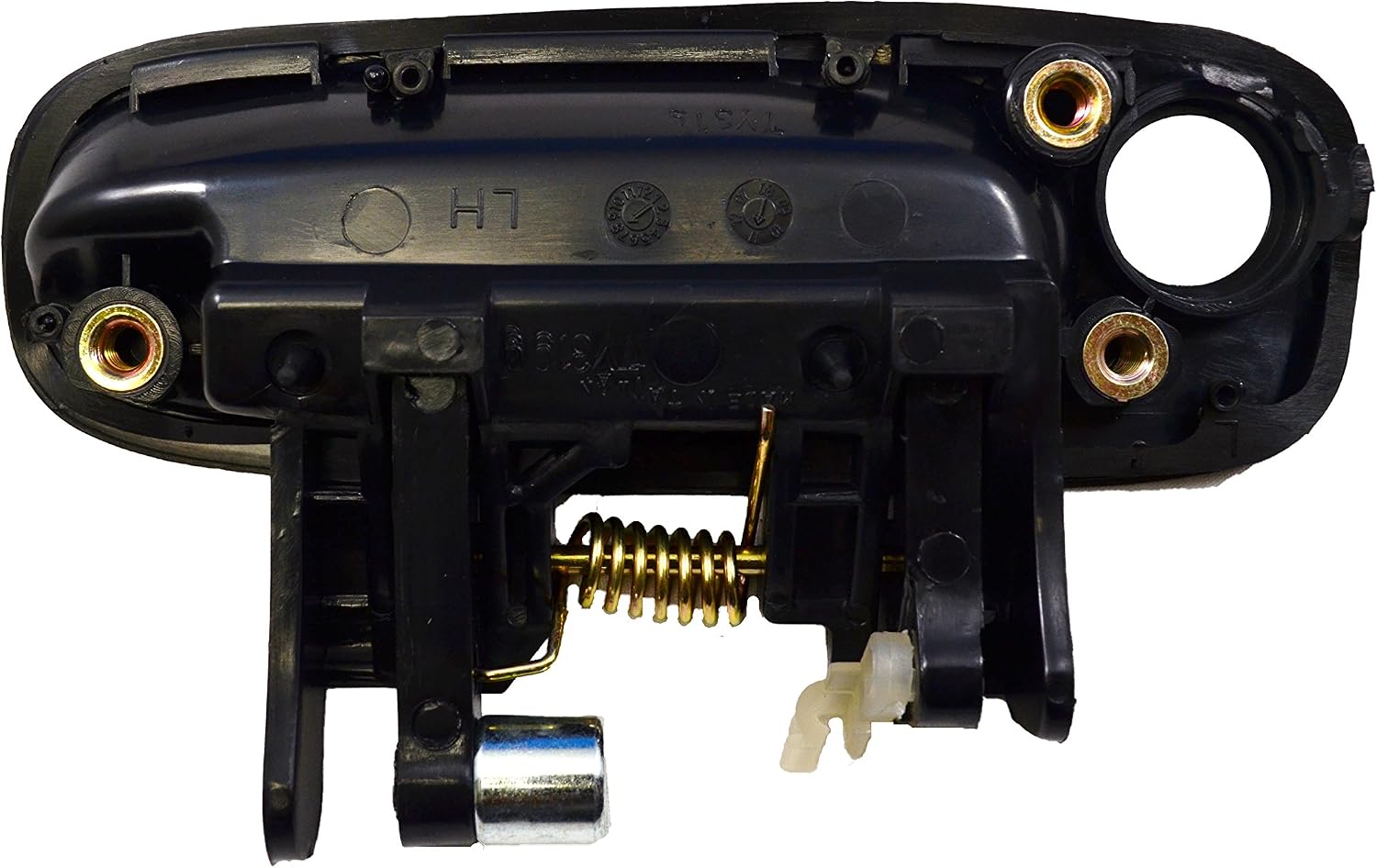 PT Auto Warehouse TO-3199A-FL - Outside Exterior Outer Door Handle, Textured Black - Driver Side Front