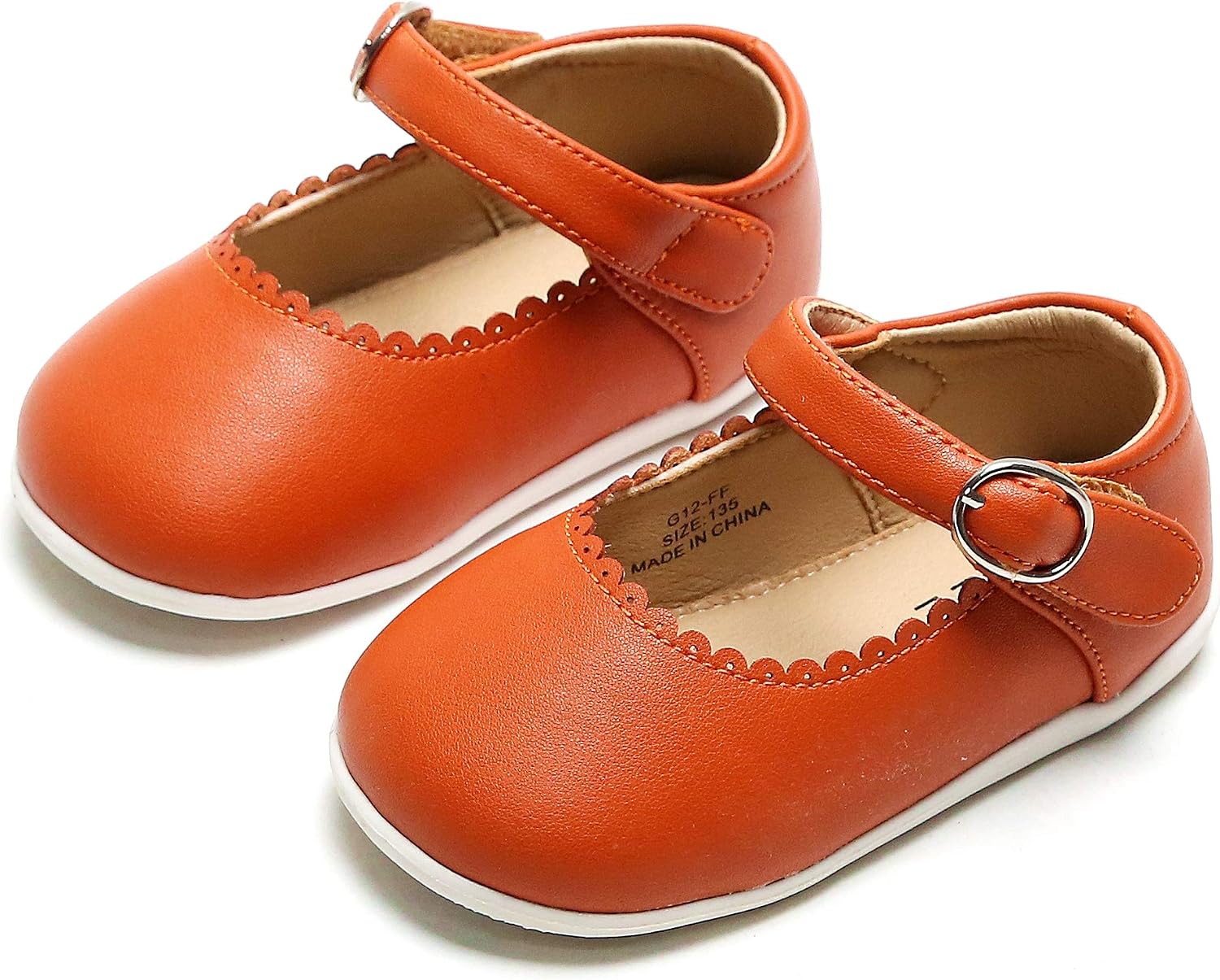 THEE BRON Infant Toddler Baby Soft Sole Leather Shoes for Girls Boys Walking Sneakers