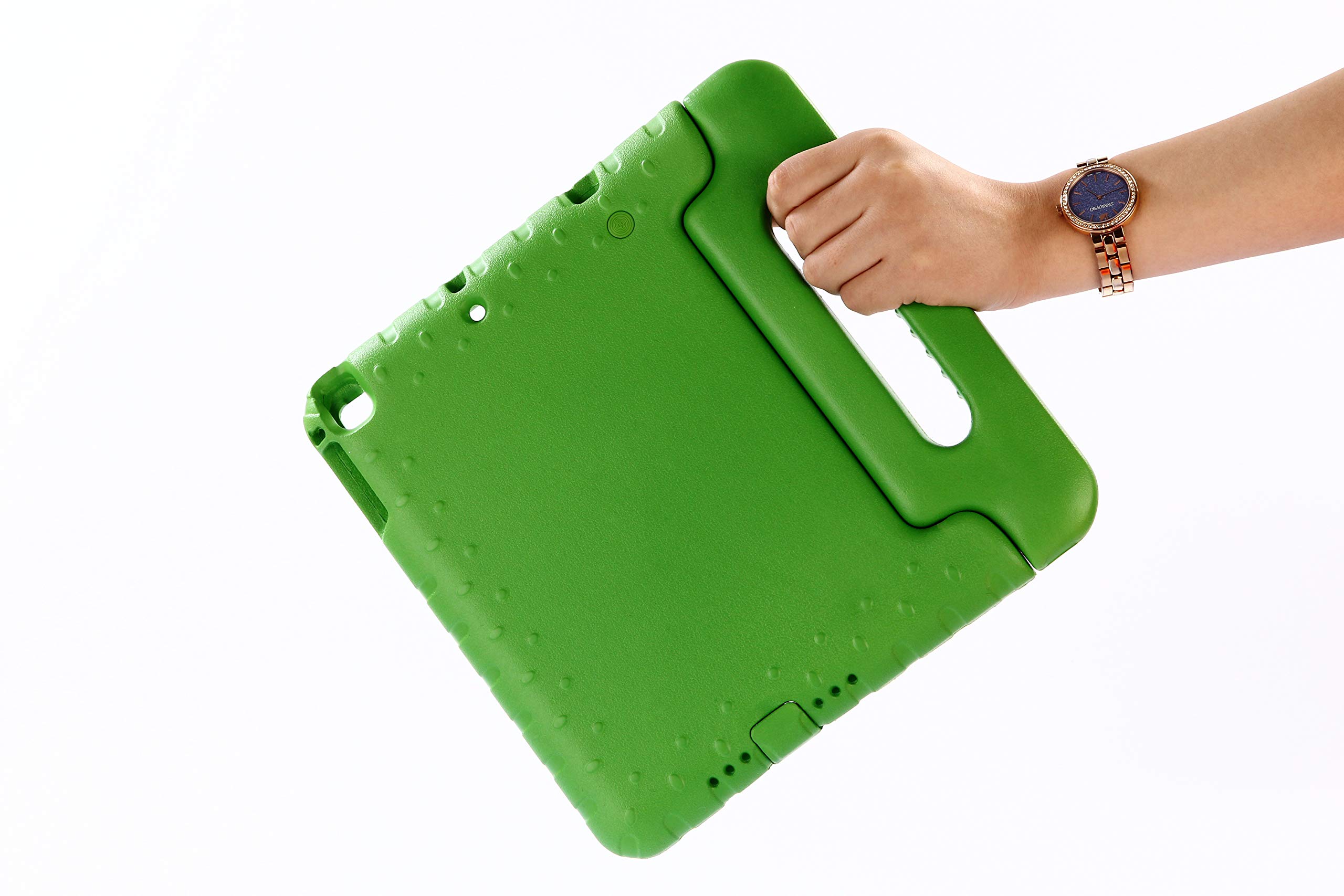 ProCase Rugged Custodia per iPad 2 3 4, Bambino Shockproof Cover Protettiva Antiurto Rotante con Hand Strap Kickstand Shoulder Belt per Apple iPad 2/ iPad 3 /iPad 4 –Nero