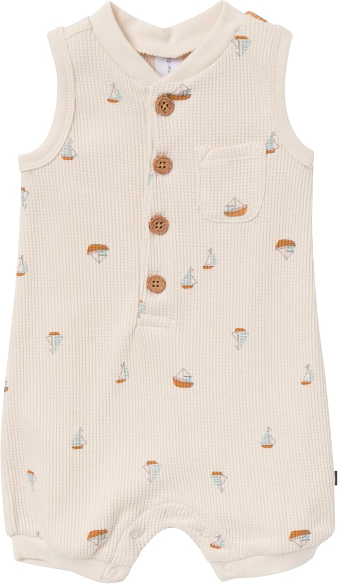 Modern Moments by Gerber Baby Boys' Sleeveless Romper