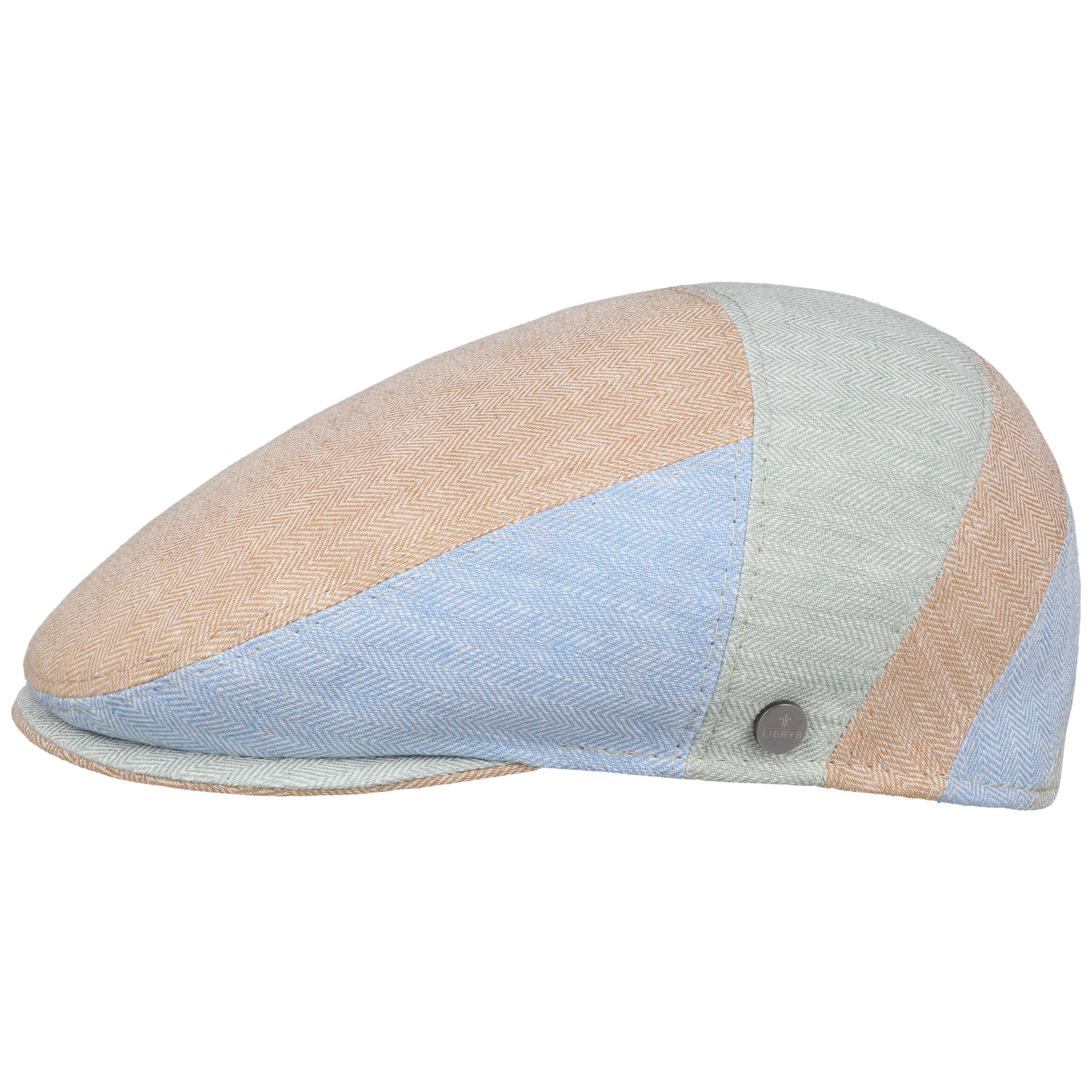 LIERYS Armadillo Schirmmütze Fischgrat Mehrfarbig Made in Italy Herren Frühling Sommer