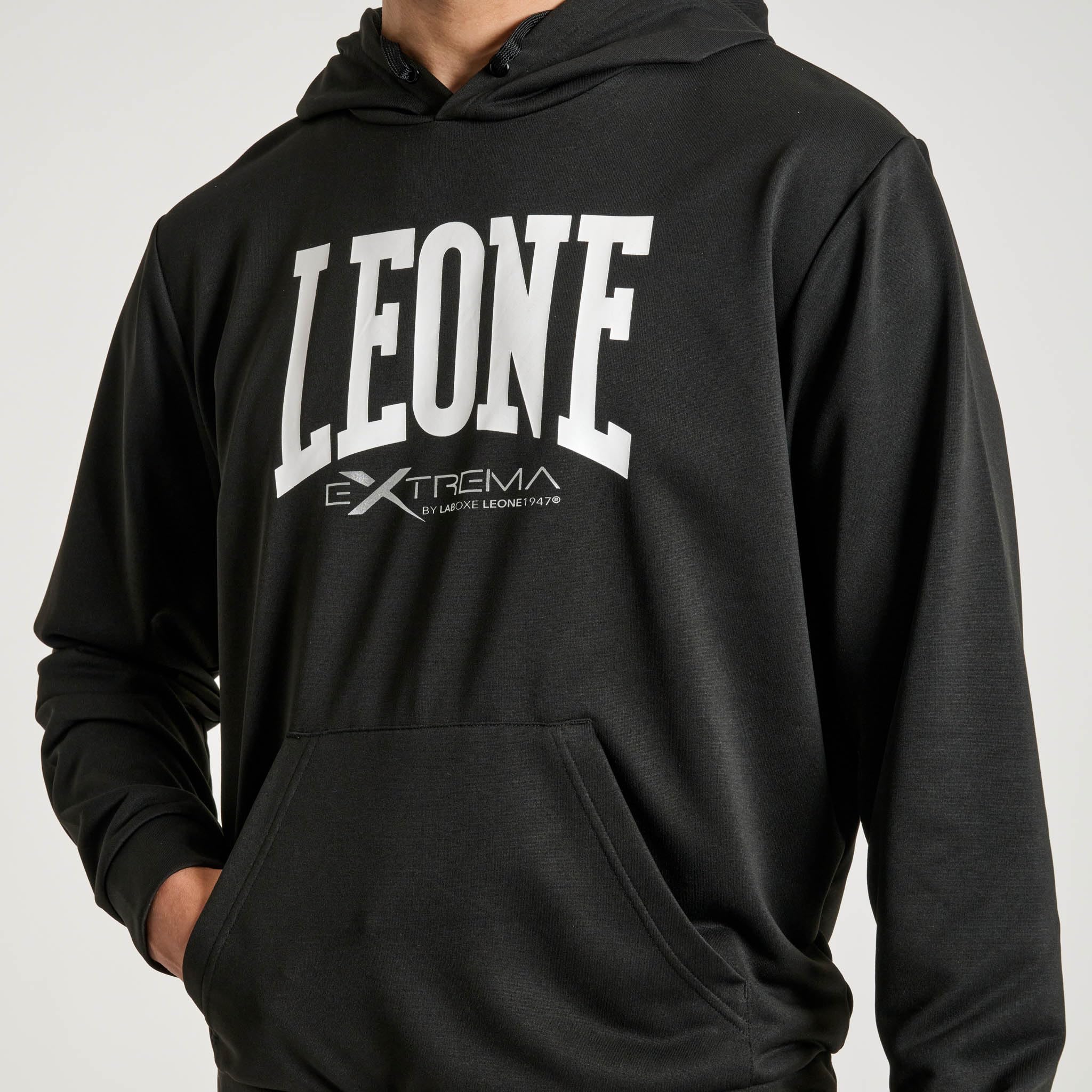 Leone 1947 Abx104 Unisex Adult Logo Hooded Sweatshirt (Pack of 1)