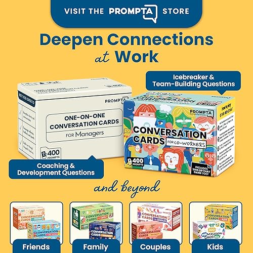 Miniatura 7 de 400 tarjetas de conversación para compañeros de trabajo, dos divertidos juegos de trabajo en equipo para el trabajo, tarjetas de preguntas