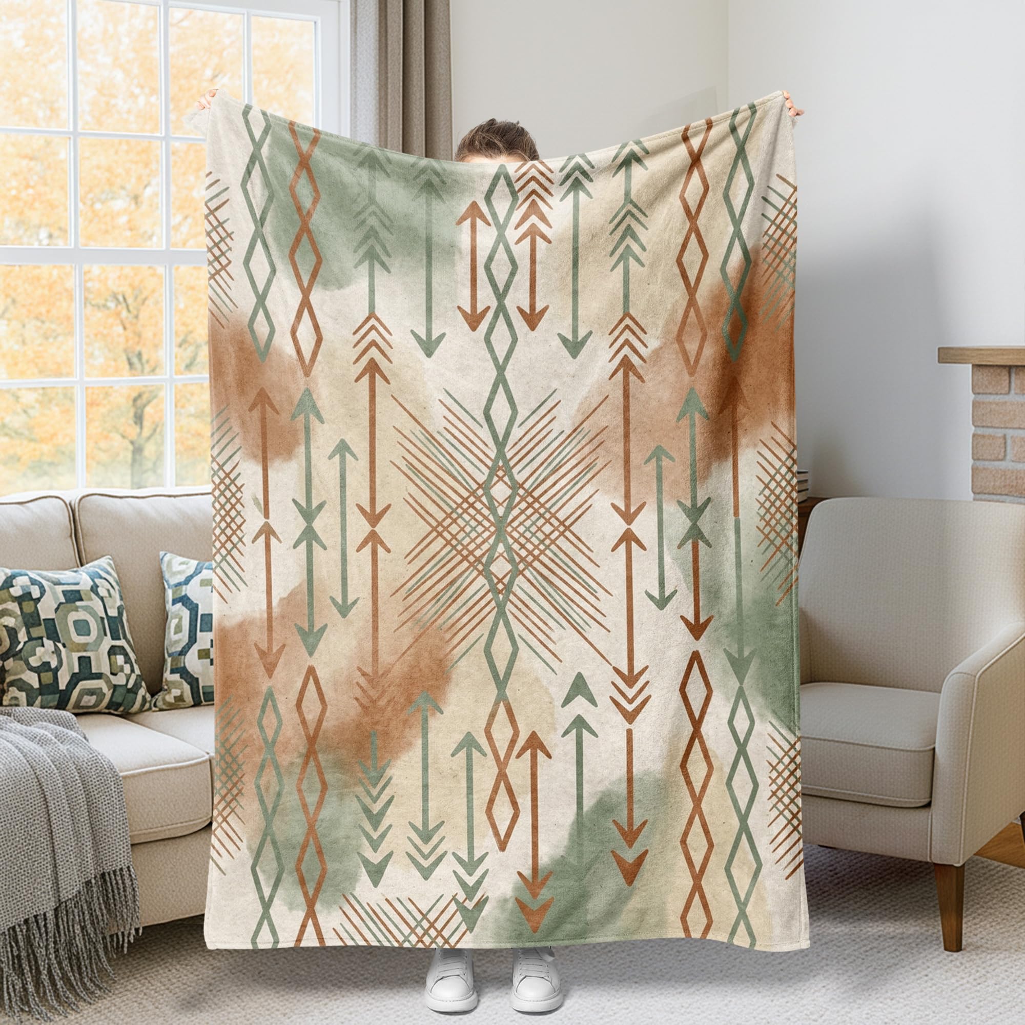 Couverture en peluche douce plaid léger lit canapé bureau 152x203 cm