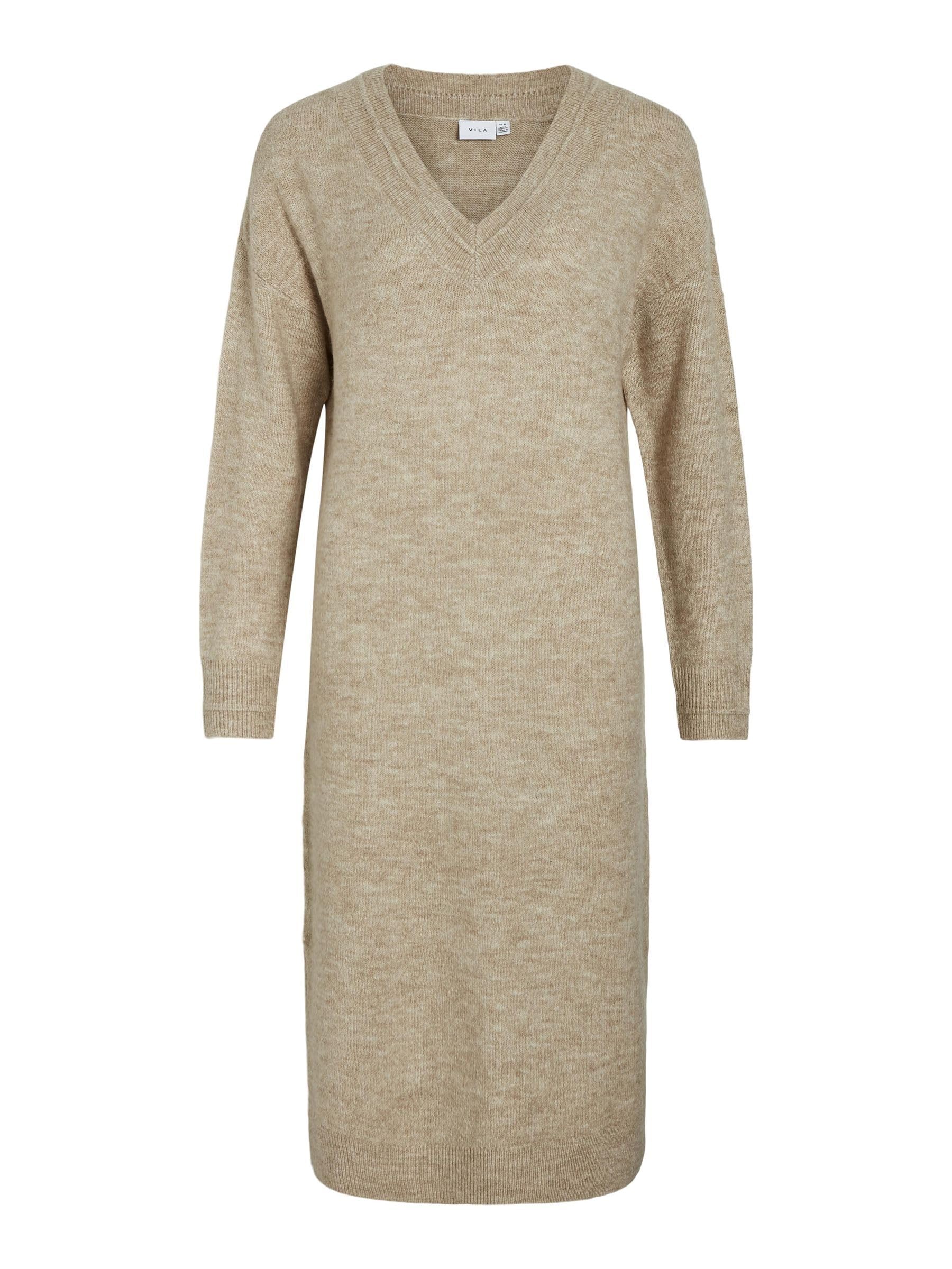 Vila Female Knitted Midi Dress