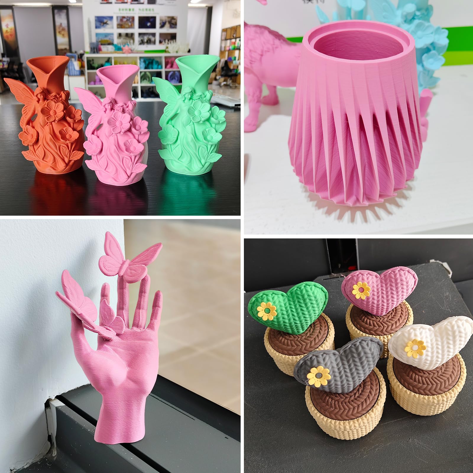 iSANMATE Filamento PLA mate de 16 kg, 1,75 mm, filamento PLA mate de alta velocidad, 1 kg x 16 bobinas para impresora 3D Bambu Lab, AMS, AMS Lite, precisión dimensional +/- 0,02 mm, 30-300 mm/s