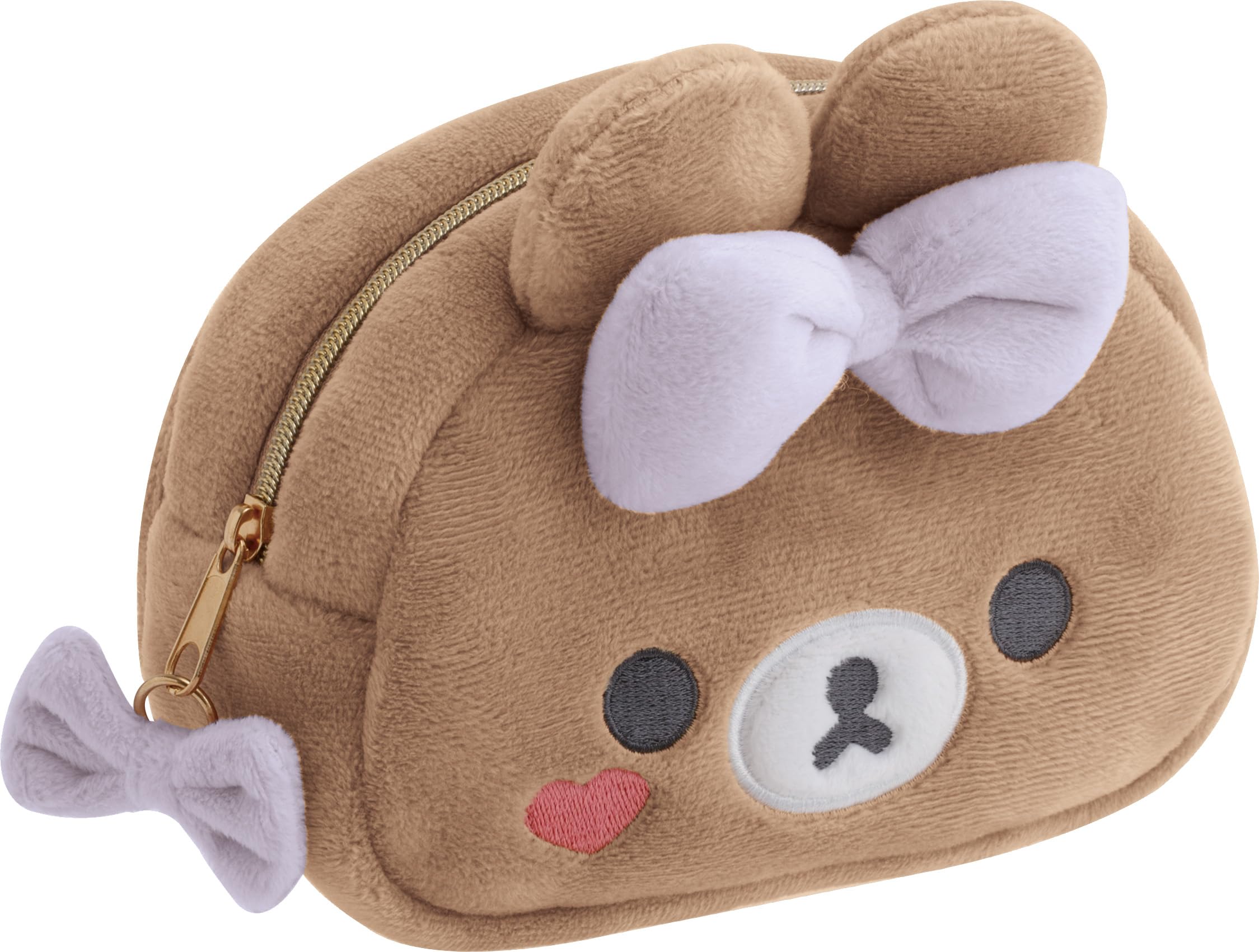 リラックス　ミラー付ぬいぐるみポーチ3点セット Amazon.co.jp: サンエックス リラックマ ミラー付ぬいぐるみポーチ