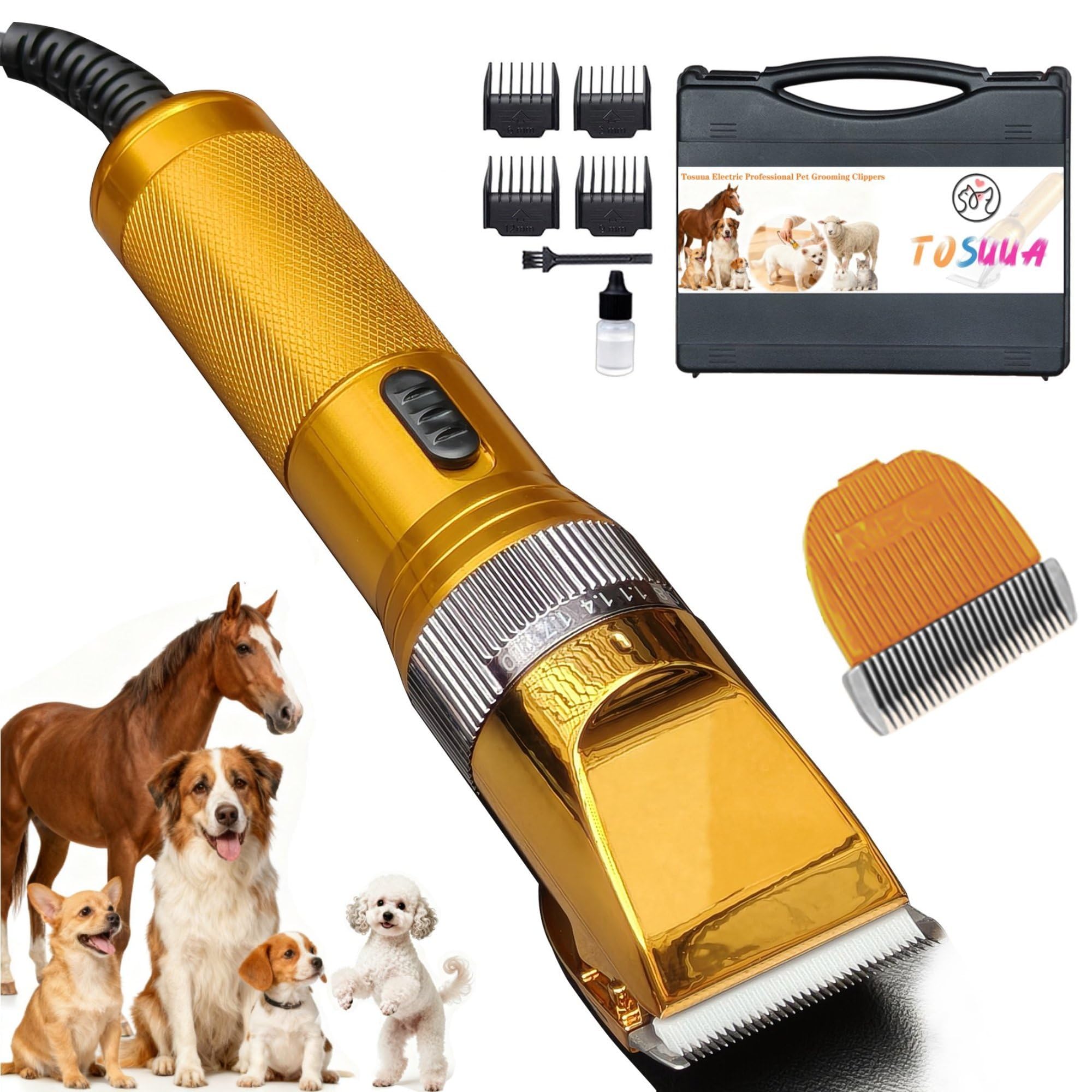 Dog Grooming Clippers,Heavy Duty Sheep Shears,36V Horses Trimmers