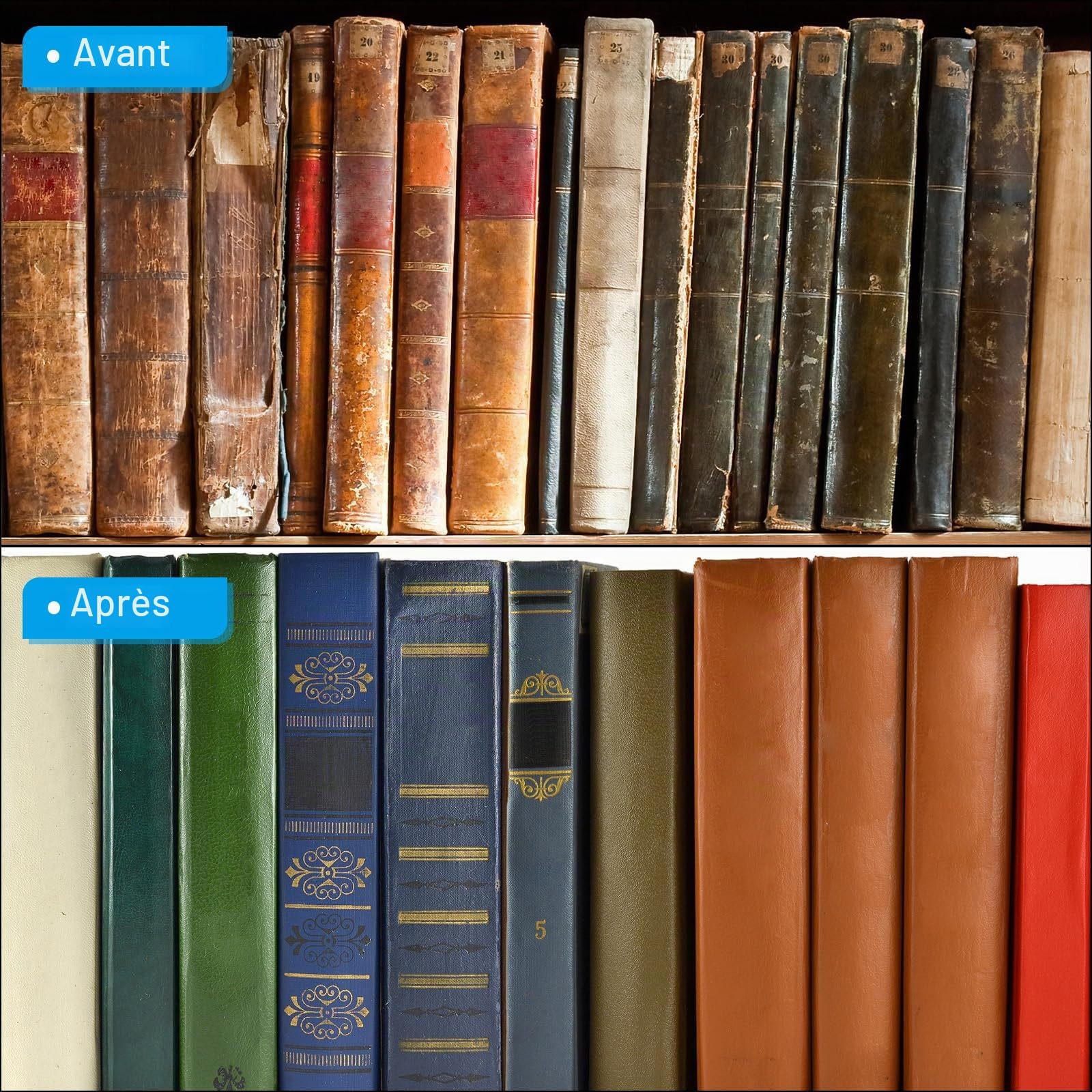 PATIKIL 1.2"x0.007" Ruban de Reliure de Livre, 22 Yard Ruban de Réparation de Reliure de Livre en Tissu Ruban de Reliure de Livre Auto-Adhésif pour la Réparation de Vieux Livres, Marron