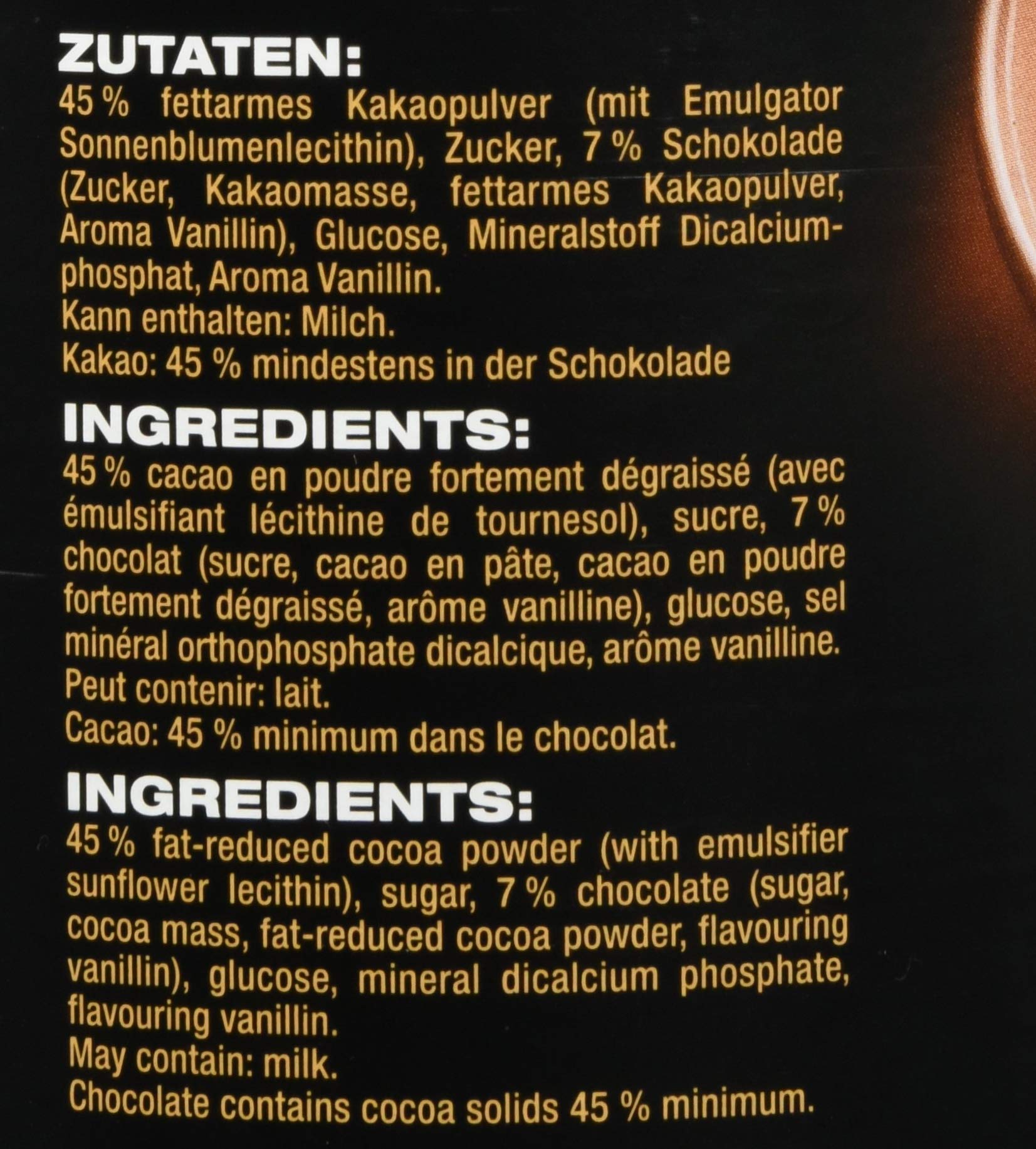 Neue Rezeptur: Caotina Noir, 6er Pack (6 x 500 g)