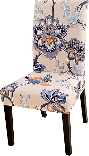 Vista 26 de Fundas de terciopelo para sillas de comedor, elásticas, súper suaves, fundas de asiento para sillas Parson, protectores para fiestas, protección