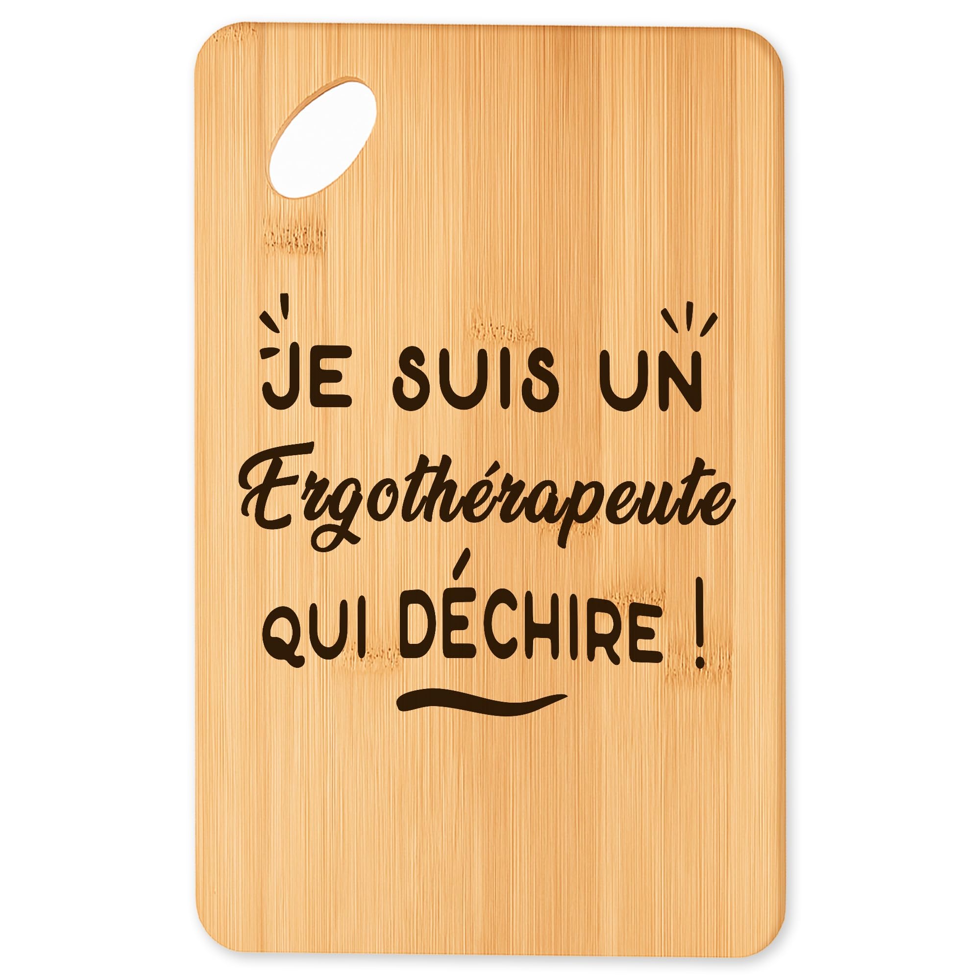 Planche à découper ergothérapeute : le clin d'œil humoristique pour les repas