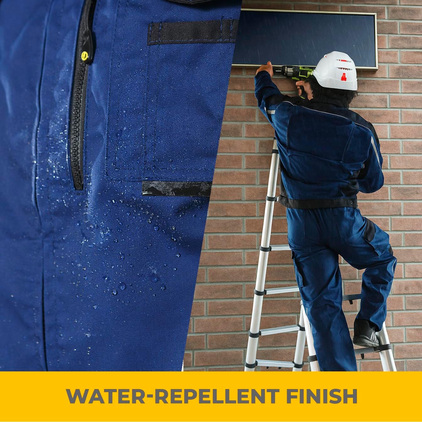 Jacket Status - Ventilated - Hi-Vis Elements - Breathable - Spacious Pockets - Badge Loop - Tear Resistant