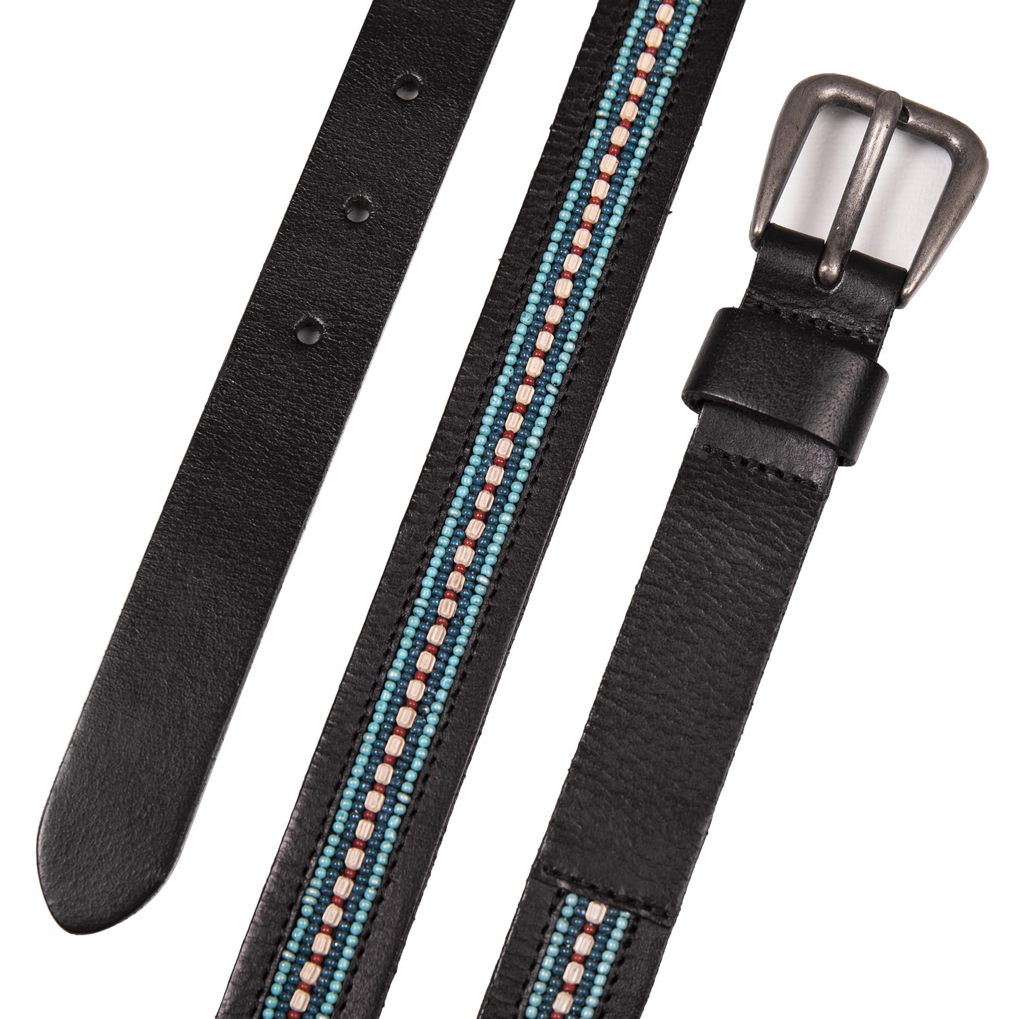 Lucky Brand Western Style Fashion Leather Belt Cinturón Mujer (Pack de 1)