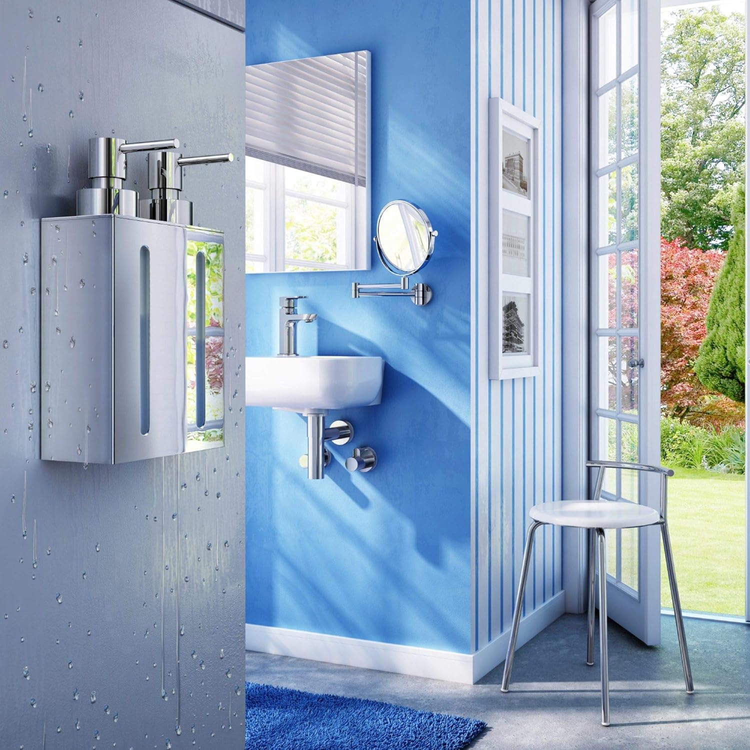 FK438 magnifing mirror 7 times & regular