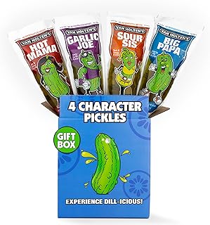 Van Holten's Pickles - Charismatic Characters Pickle-In-A-Pouch Gift Box - 4 Pack