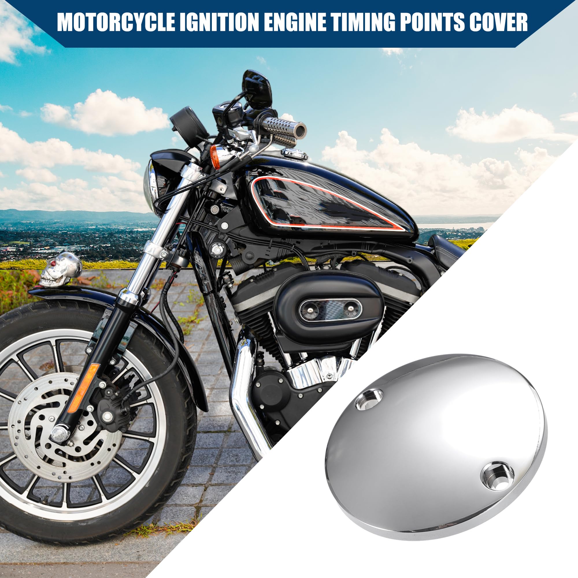 A ABSOPRO Copertura Punti di Accensione del Motore per Harley/Interna / 1 Pezzo