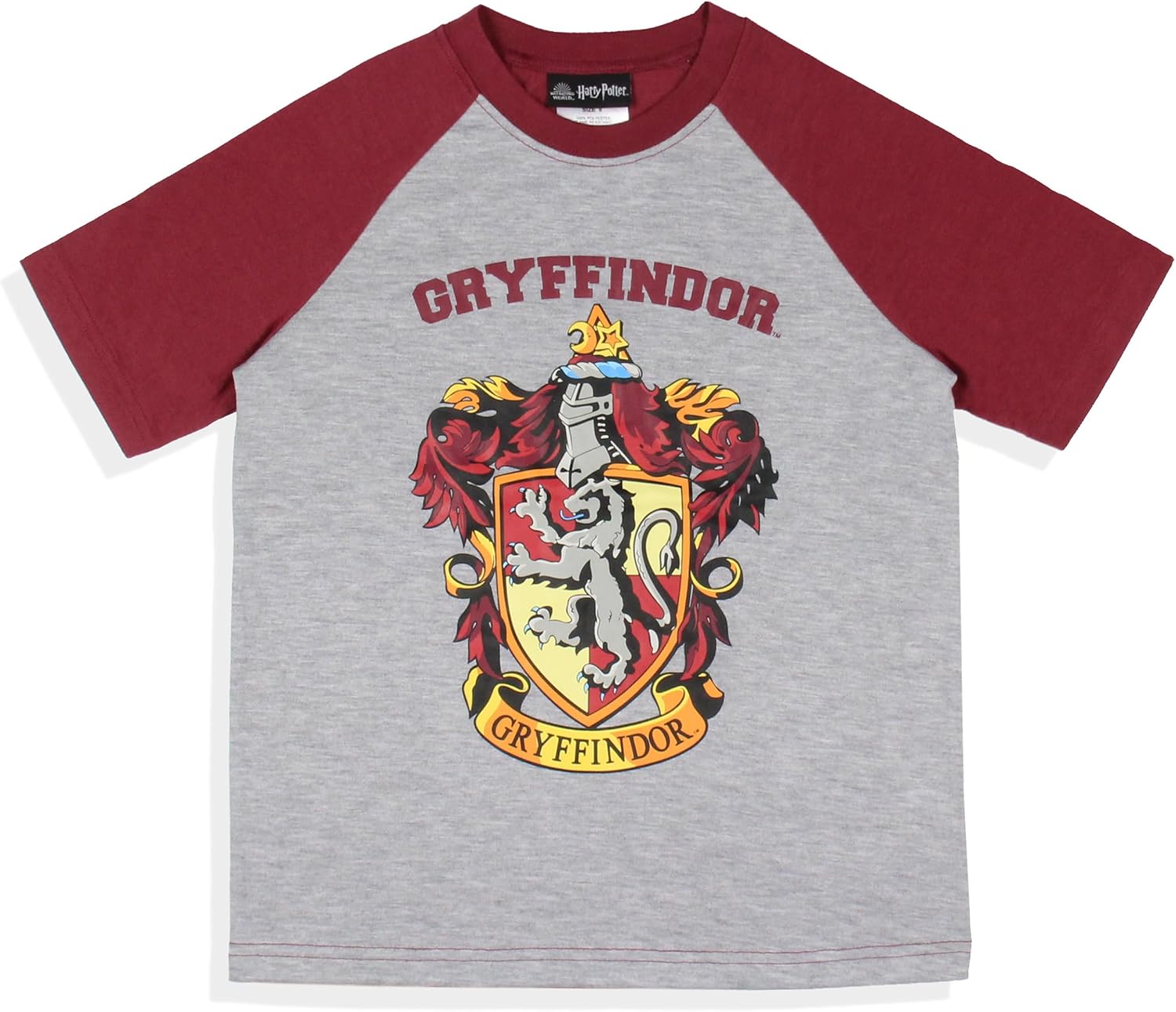 Harry Potter Boys' Hogwarts All Houses Sleep Pajama Set Shorts - Image 4