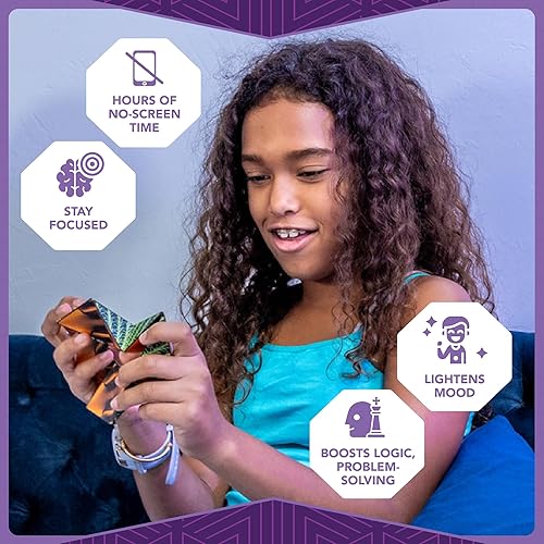 Miniatura 3 de Duomoto Fun in Motion Toys - Cubo transformador magnético, rompecabezas de doble creatividad con 96 imanes de tierras raras, se transforma en más de