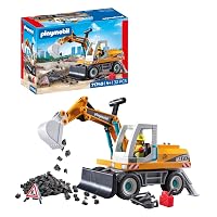 PLAYMOBIL | Action Heroes | Grande Escavatore | Giocattolo da Costruzione per Bambini
