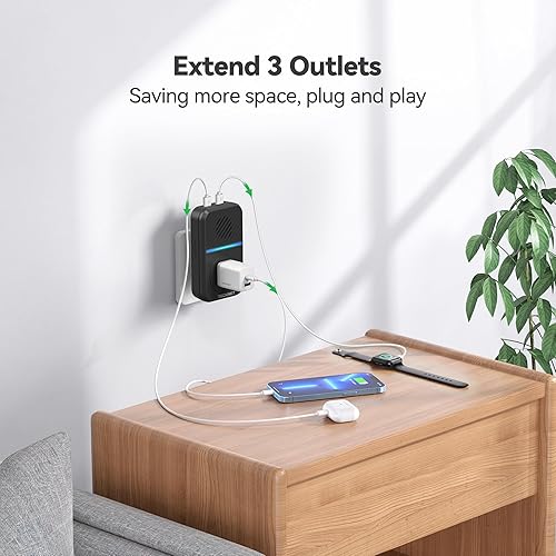 Miniatura 2 de TECKNET Timbre inalámbrico, timbre autoalimentado con 2 puertos USB, timbres de puerta impermeables IP65, kit de timbre de puerta inalámbrico con 60